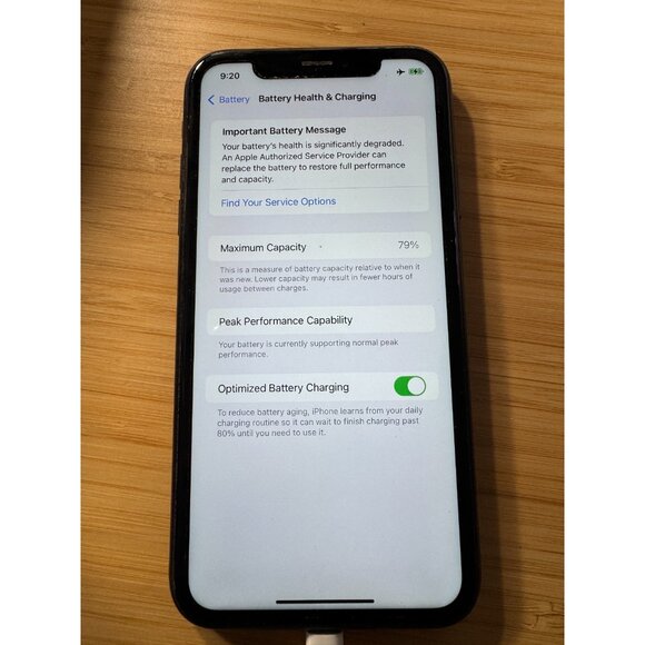 Apple iPhone XR 64GB Black Unlocked A1984 Excellent Condition Battery 79% - Picture 9 of 10